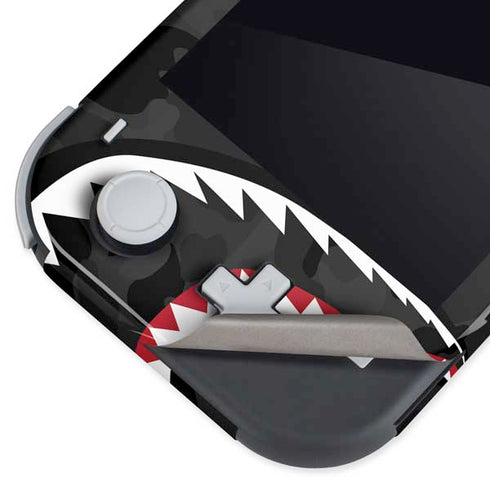 Shark Teeth Grey Street Camo Nintendo Switch Lite Skin